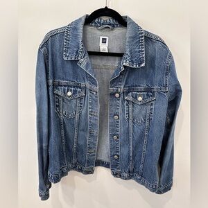 GAP Classic Indigo Wash Jean Jacket - XL